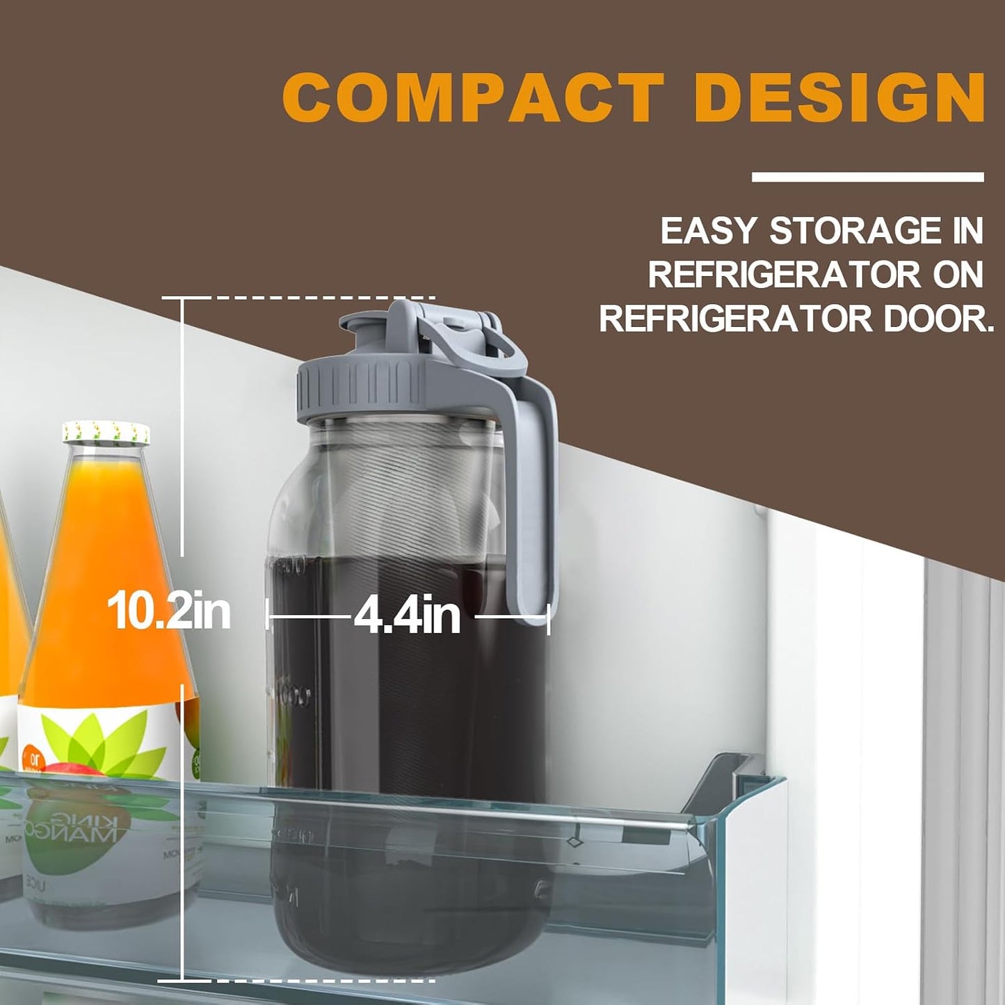 flip lid that locks open and ergonomic carry handle