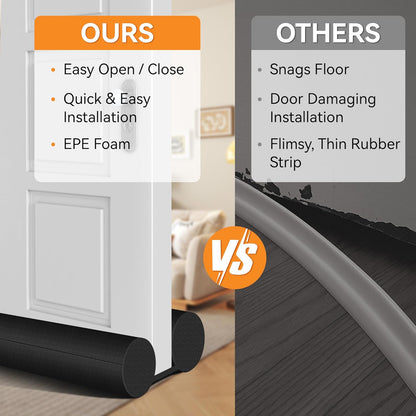 floor-safe gliding base compatible with carpet, vinyl, tile, wood, and marble