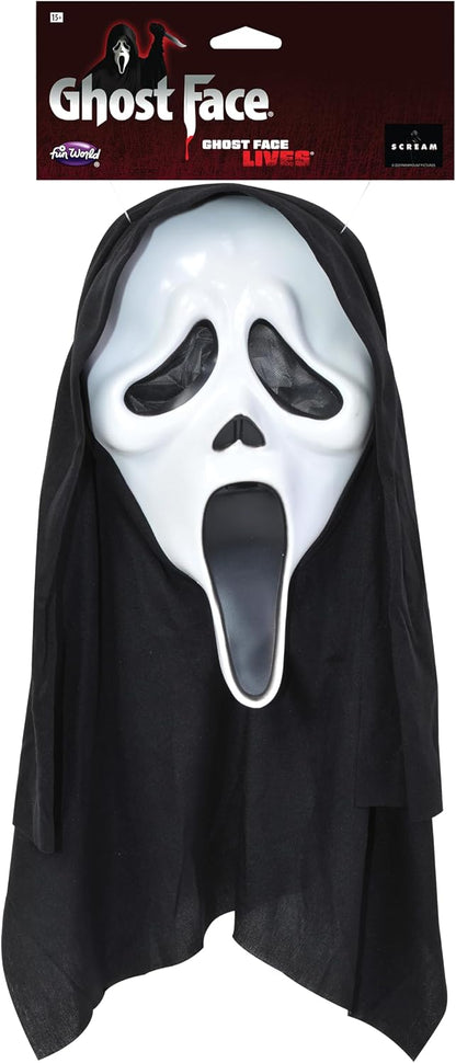 Horror Movie Mask – Group Costume Option for Family Halloween Parties, Easy On and Off Foam Design