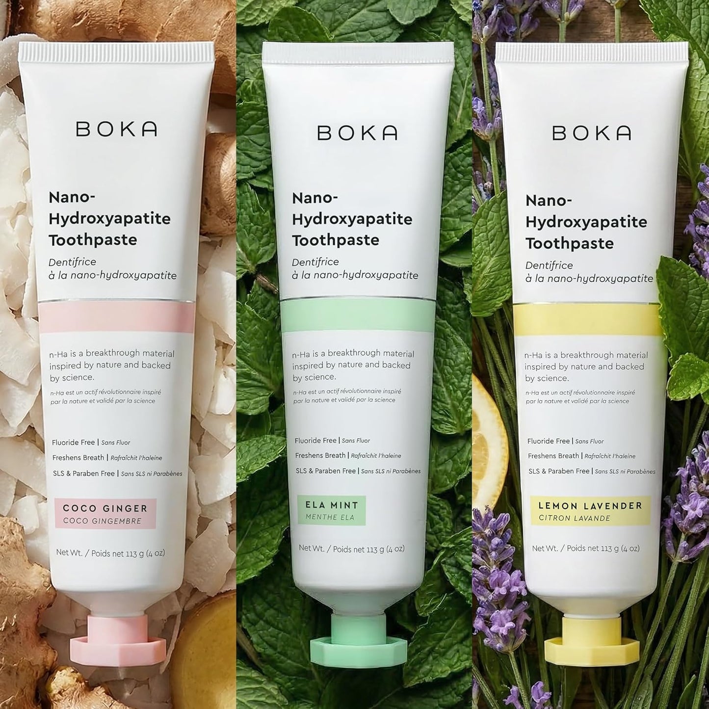 fluoride-free formula suitable for daily use