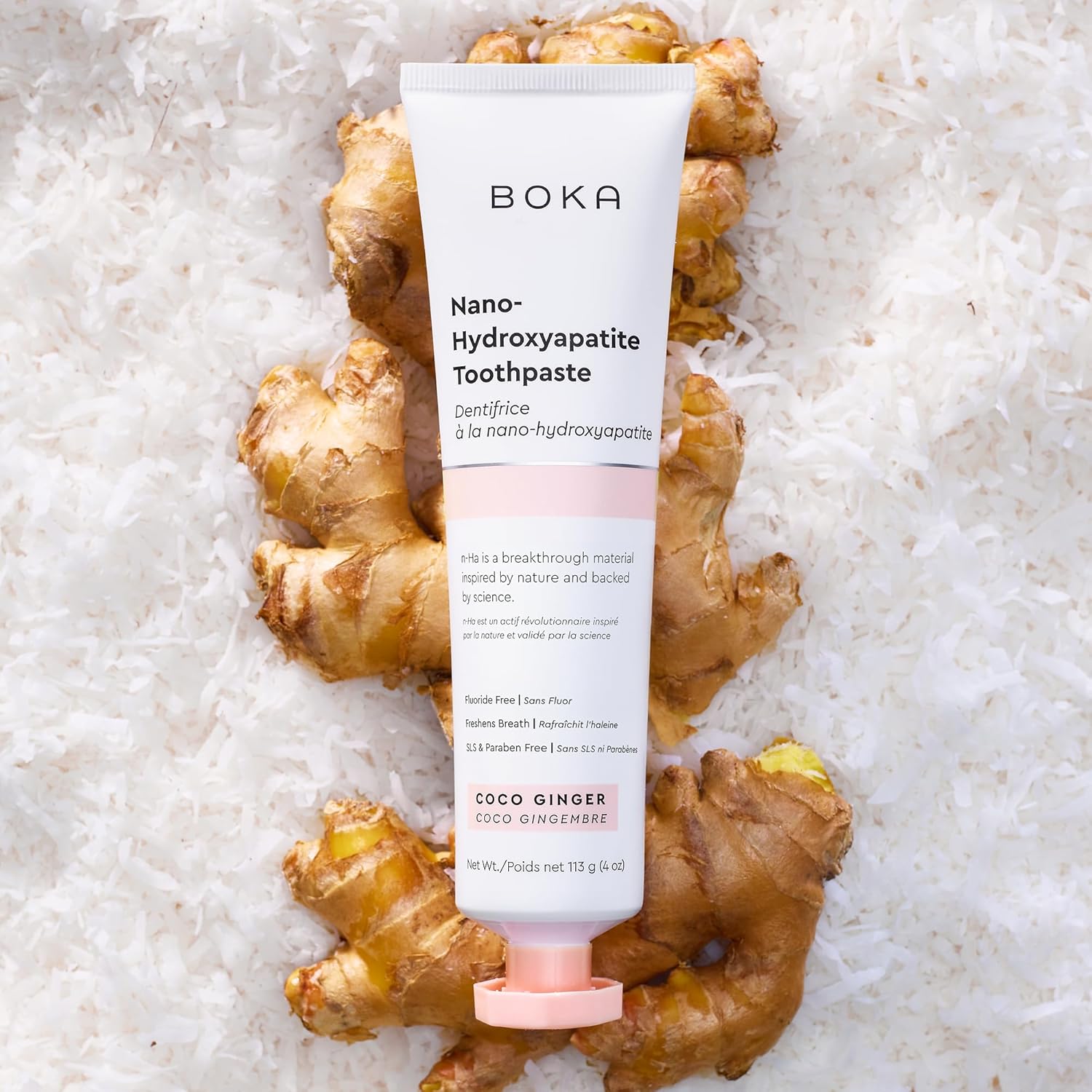 fluoride-free formulation safe for daily use