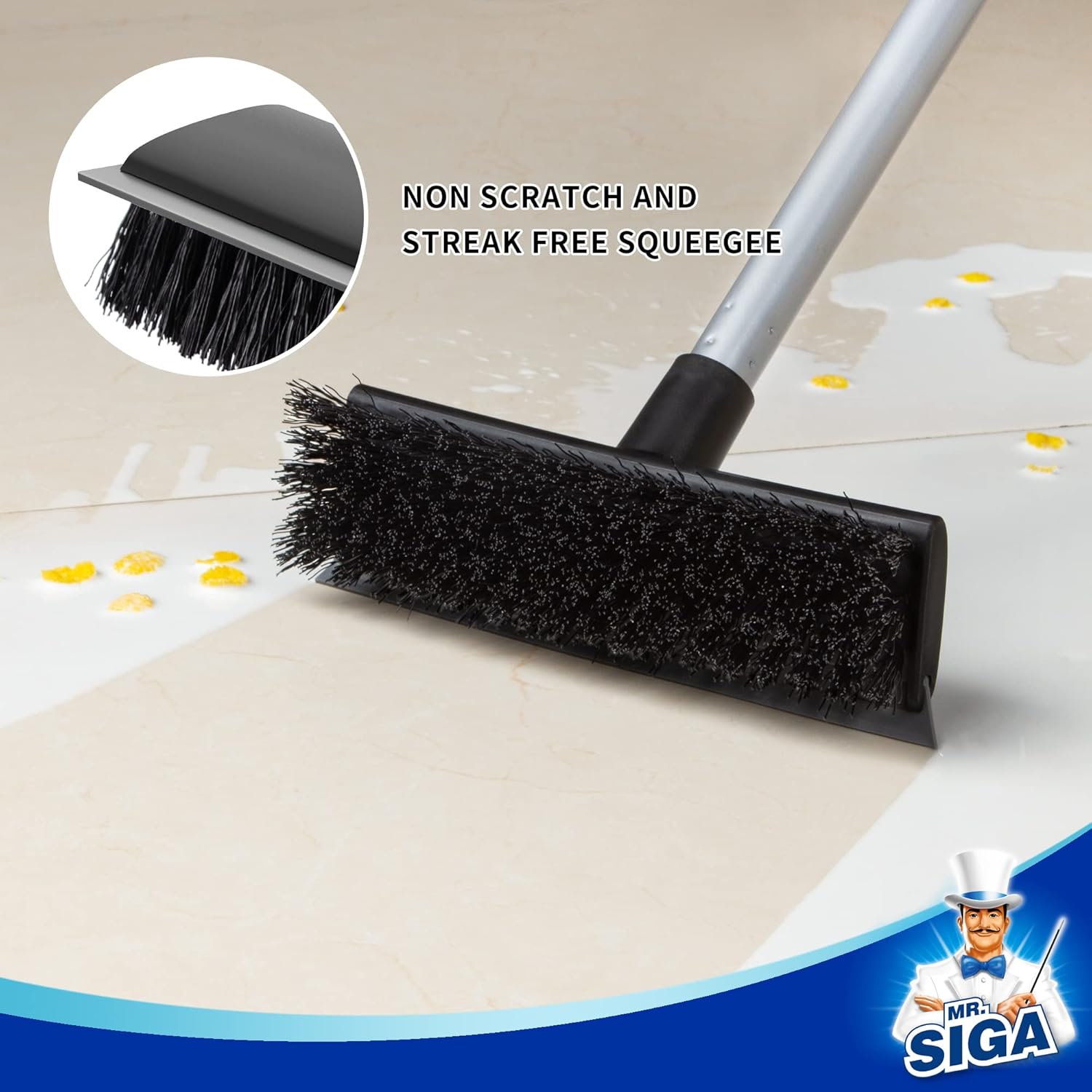 foam-wrapped handle top for comfortable grip and pressure control