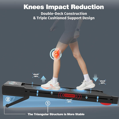 Folding Walking Pad Treadmill — Practical Housewarming Gift for Apartment Dweller or New Homeowner