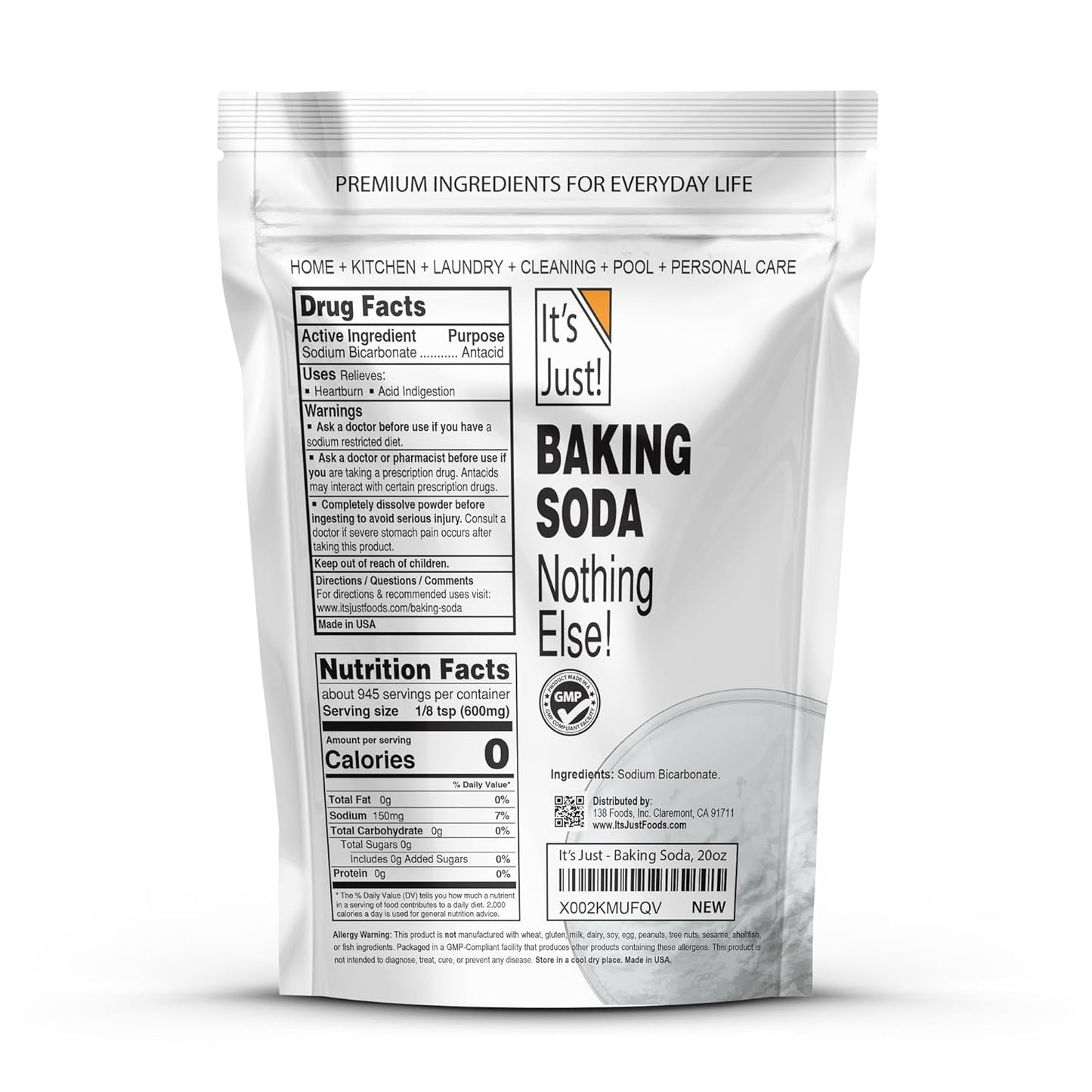 food grade certification suitable for cooking and baking recipes