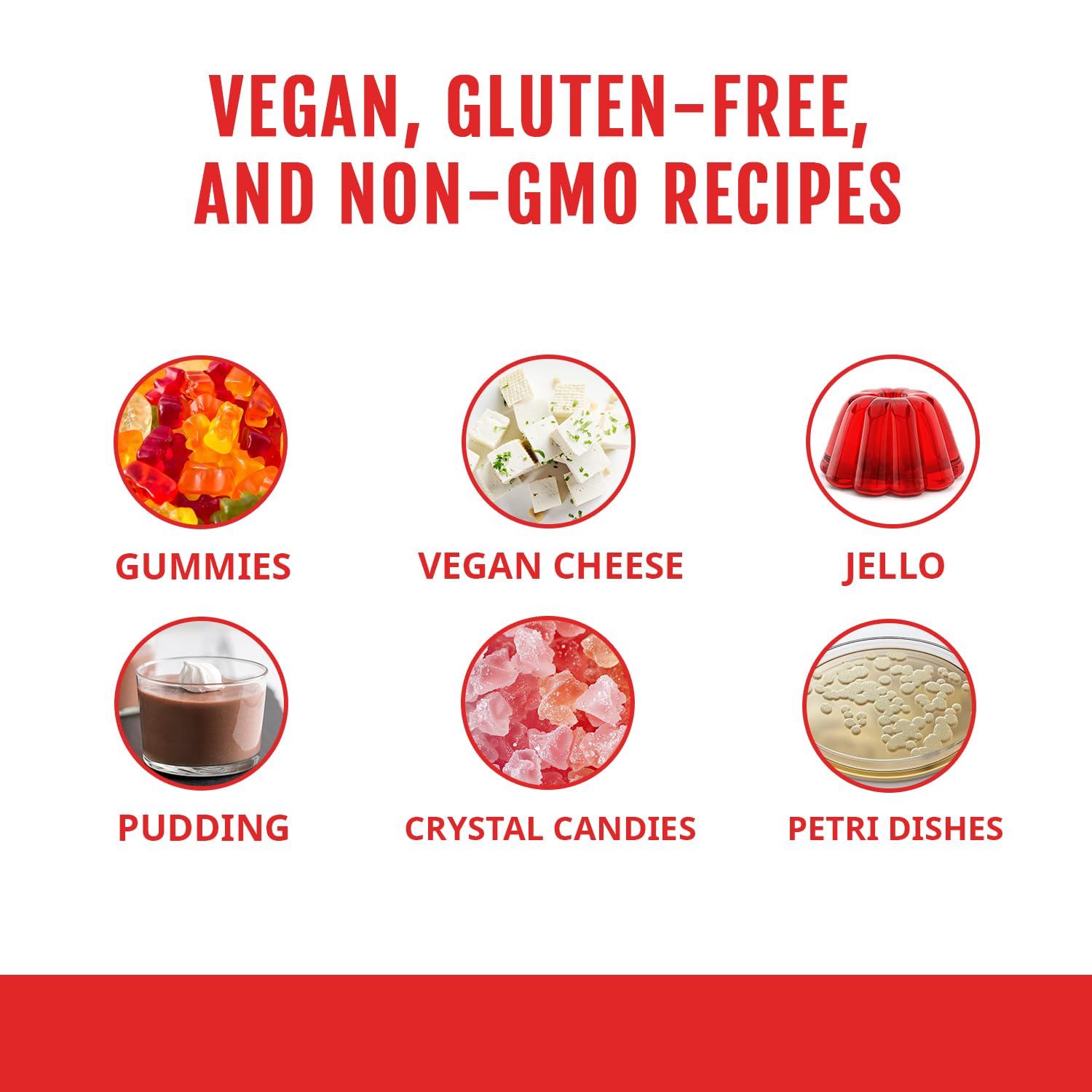food-grade quality suitable for both culinary and petri dish applications