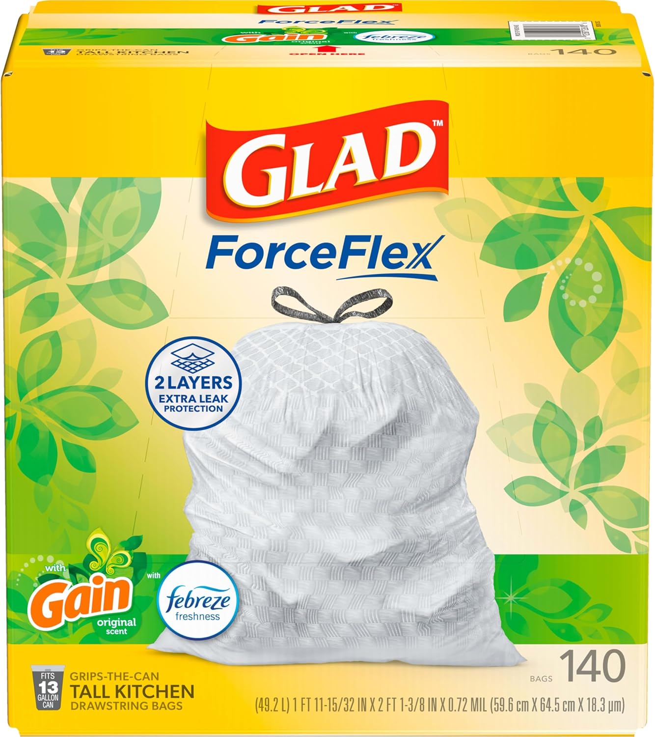 forceflex stretchable strength that expands around heavy/sharp loads