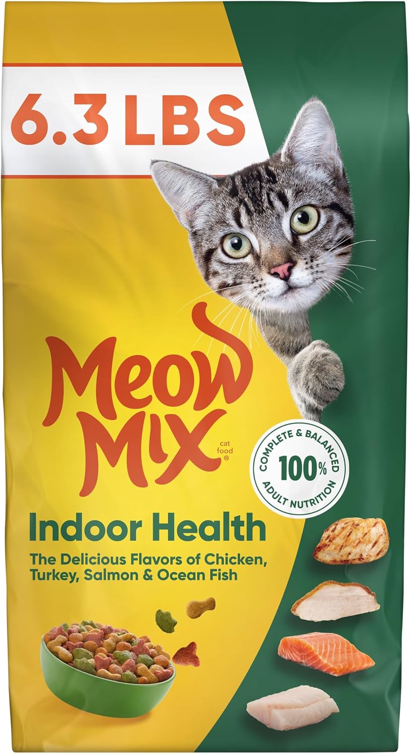 formulated as 100 percent complete and balanced nutrition for adult cats, with 36 essential vitamins, minerals, and amino acids