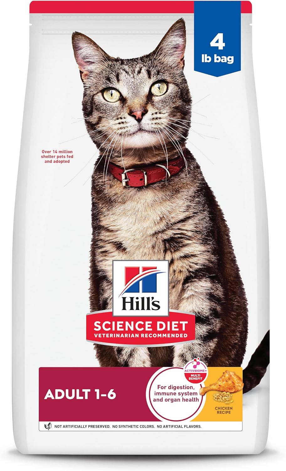 formulated specifically for adult cats aged 1-6 in a dry pellet format