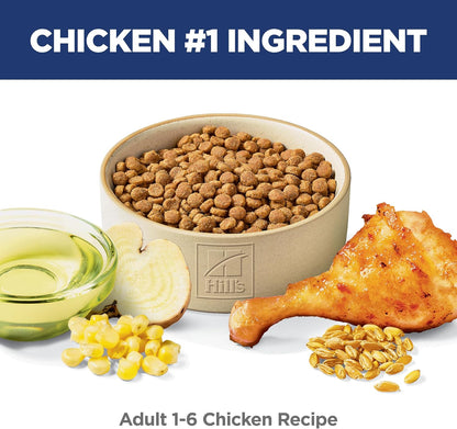 Hill's Science Diet Adult 1-6 Dry Cat Food for Responsible Daily Feeding, Salmon and Brown Rice for Healthy Skin