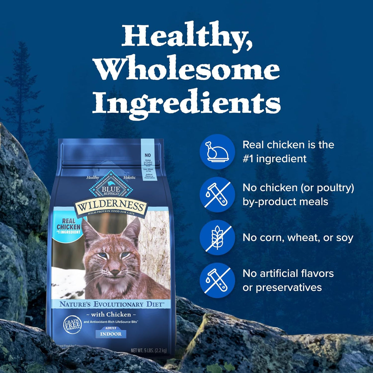 formulated to meet aafco adult cat food nutrient profiles and includes probiotic fermentation products for digestive support