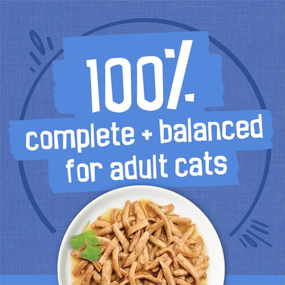 fortified with 12+ essential vitamins and minerals including taurine for feline heart and vision health
