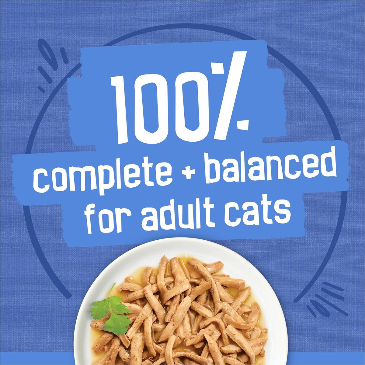 fortified with 12+ essential vitamins and minerals including taurine for feline heart and vision health