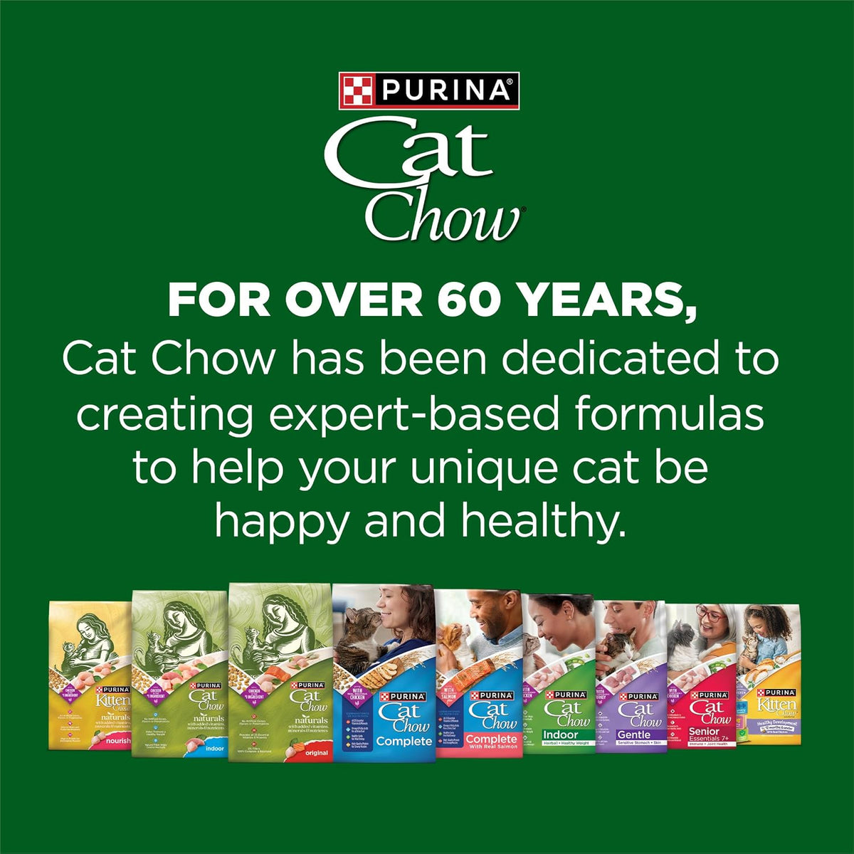 Purina Cat Chow Indoor Hairball + Healthy Weight Dry Cat Food – Daily Adult Cat Nutrition Without Artificial Flavors