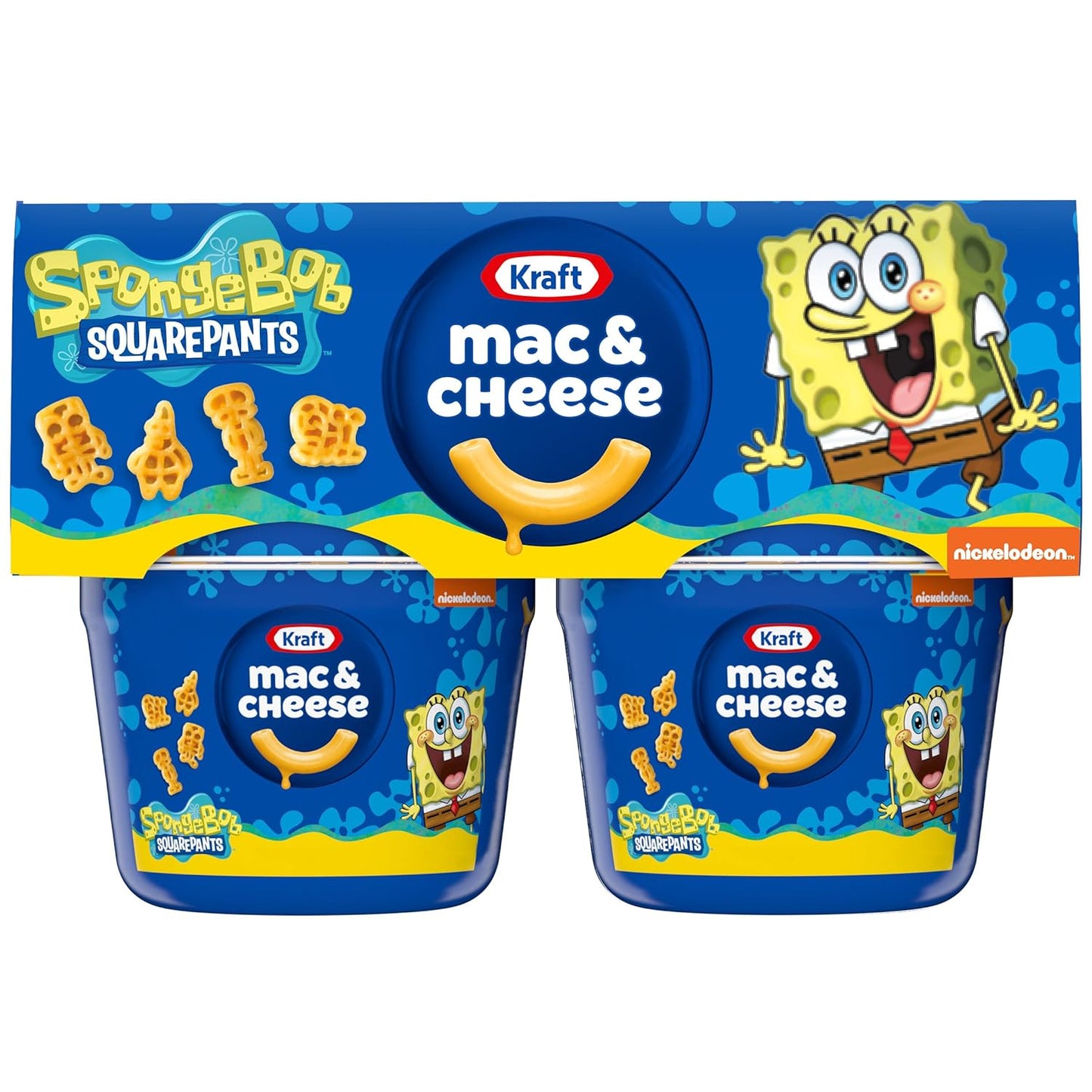 four 1.9 oz single-serve microwavable cups (or 8-pack for plain cheese variant)