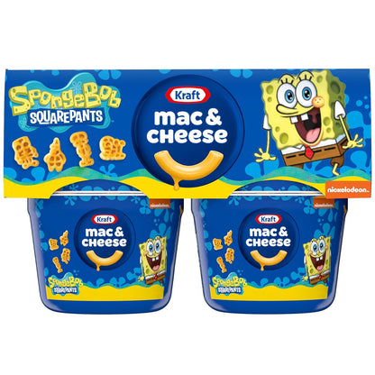four 1.9 oz single-serve microwavable cups (or 8-pack for plain cheese variant)