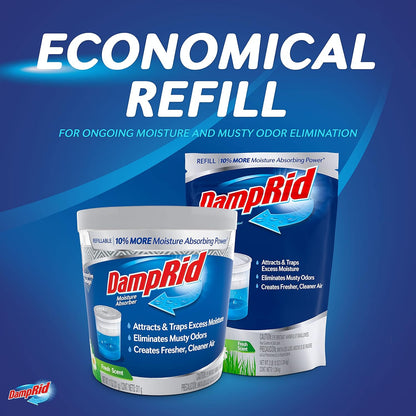 four 44-oz refill bags per pack with 10% more absorbing power than 10.5-oz cups