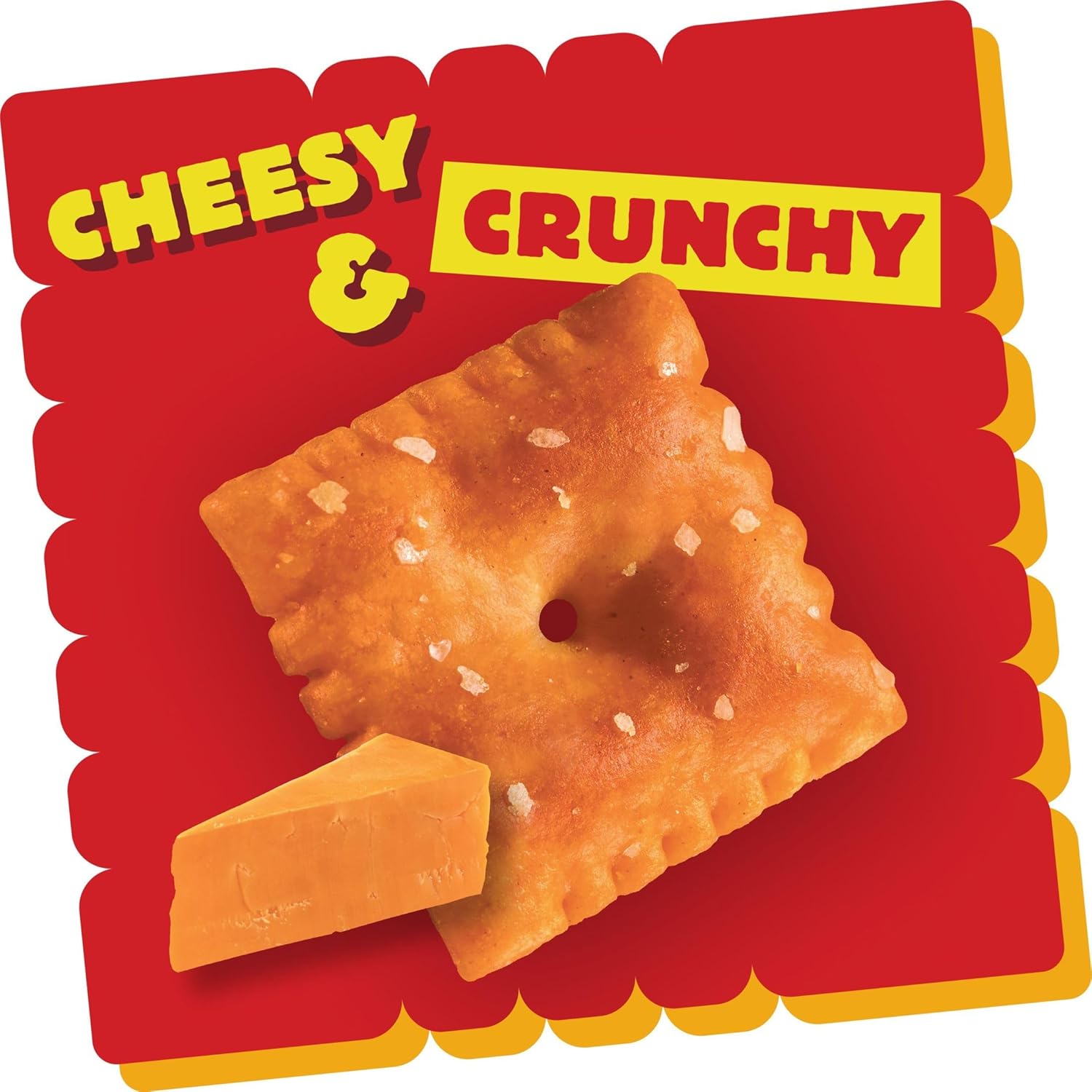 four flavor variants available: original, extra toasty, extra cheesy, and hot and spicy