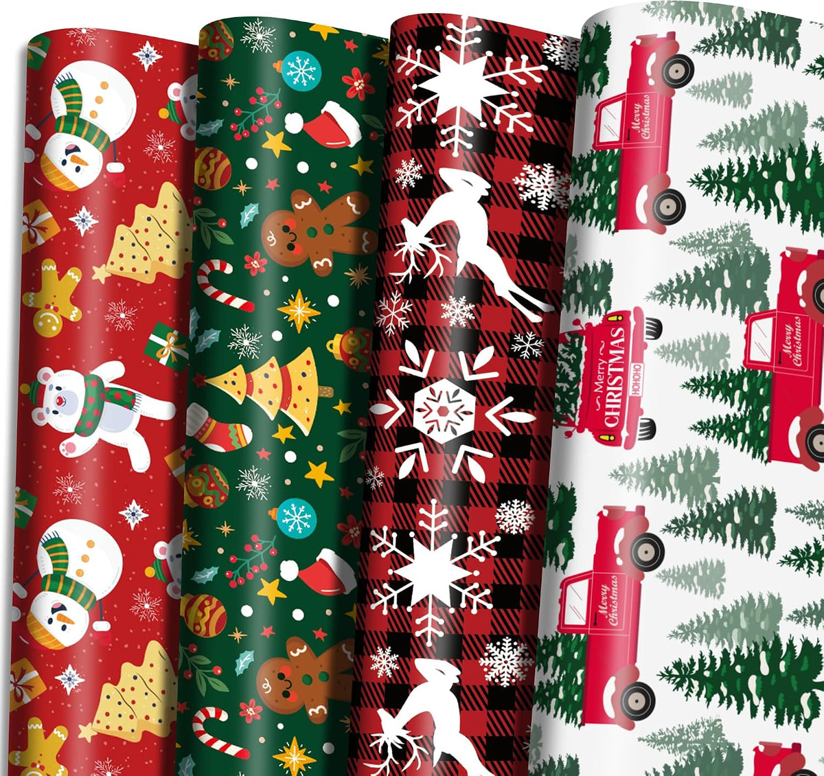 four jumbo sheets, each measuring 29 by 42 inches