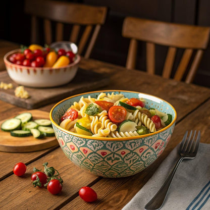 four shape variants: penne, elbows, rotini, and gemelli