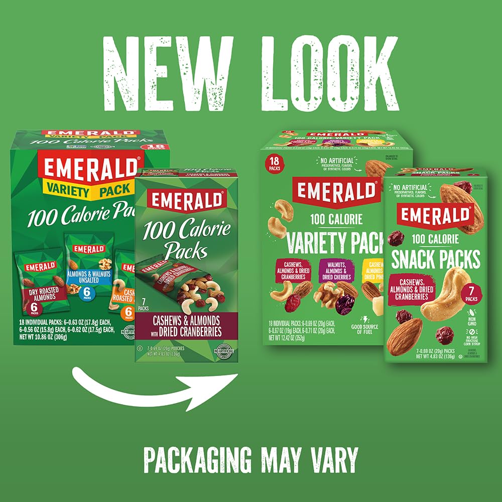 four sku variations offering different flavor combinations (e.g., salt & pepper cashews, cashews with dried pineapple)