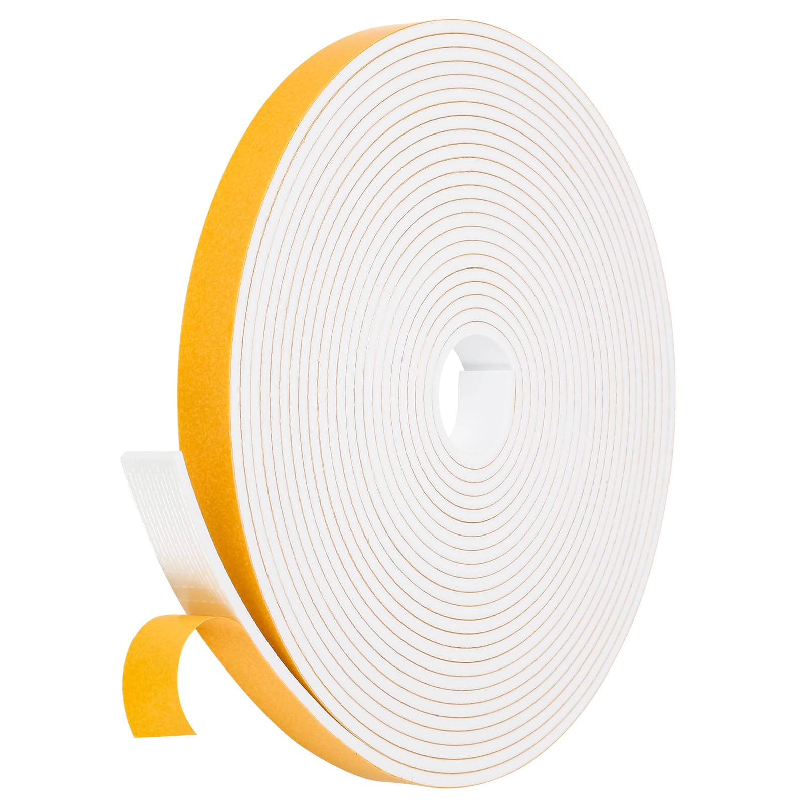 Fowong High Density Foam Tape – Worry-Free Weatherproofing for Bedrooms and Playrooms, 16ft Non-Toxic Insulation