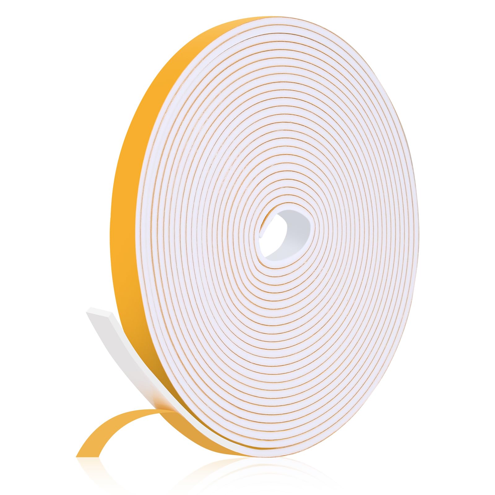 Fowong High Density Foam Tape – Worry-Free Weatherproofing for Bedrooms and Playrooms, 16ft Non-Toxic Insulation