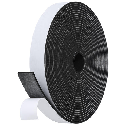 Fowong High Density Foam Tape – Worry-Free Weatherproofing for Bedrooms and Playrooms, 16ft Non-Toxic Insulation