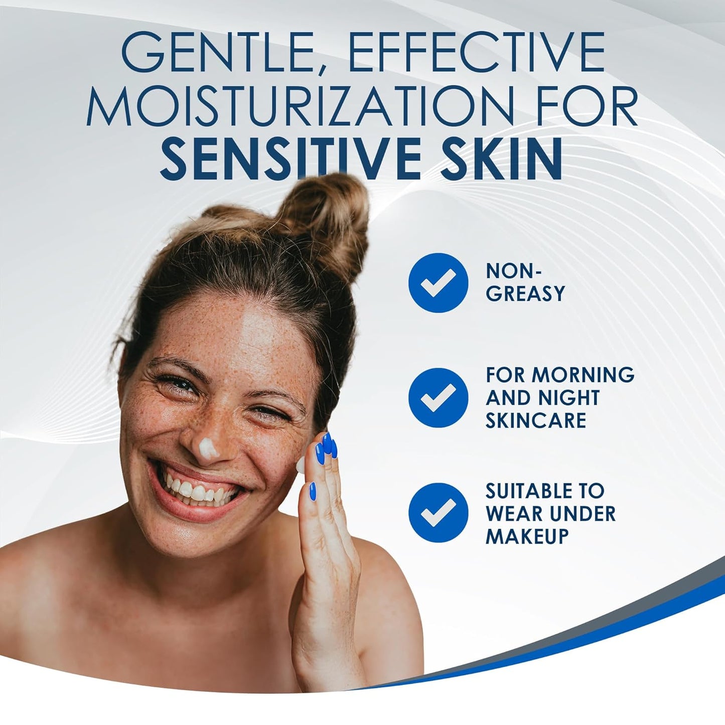 fragrance-free, dye-free, lanolin-free, paraben-free, and formaldehyde releaser-free formulation