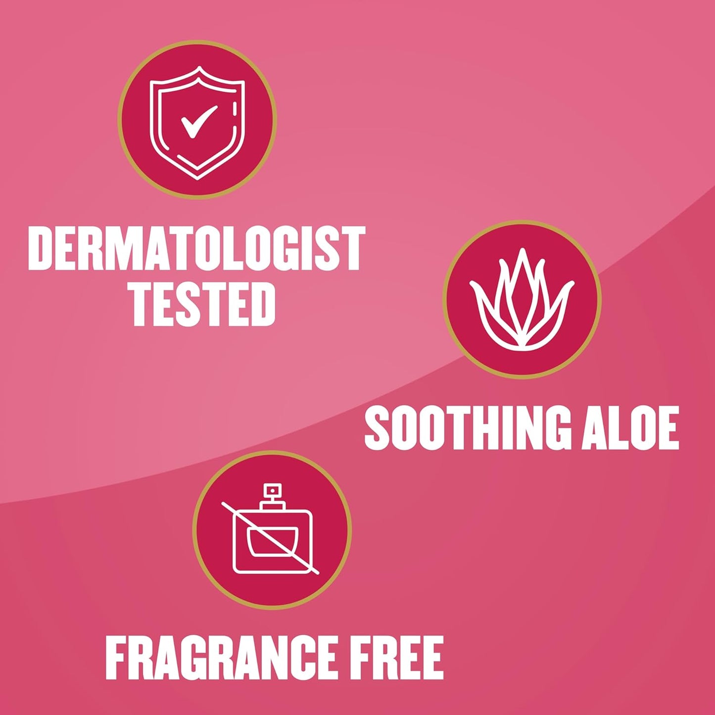fragrance-free, hypoallergenic, dermatologist-tested formulation