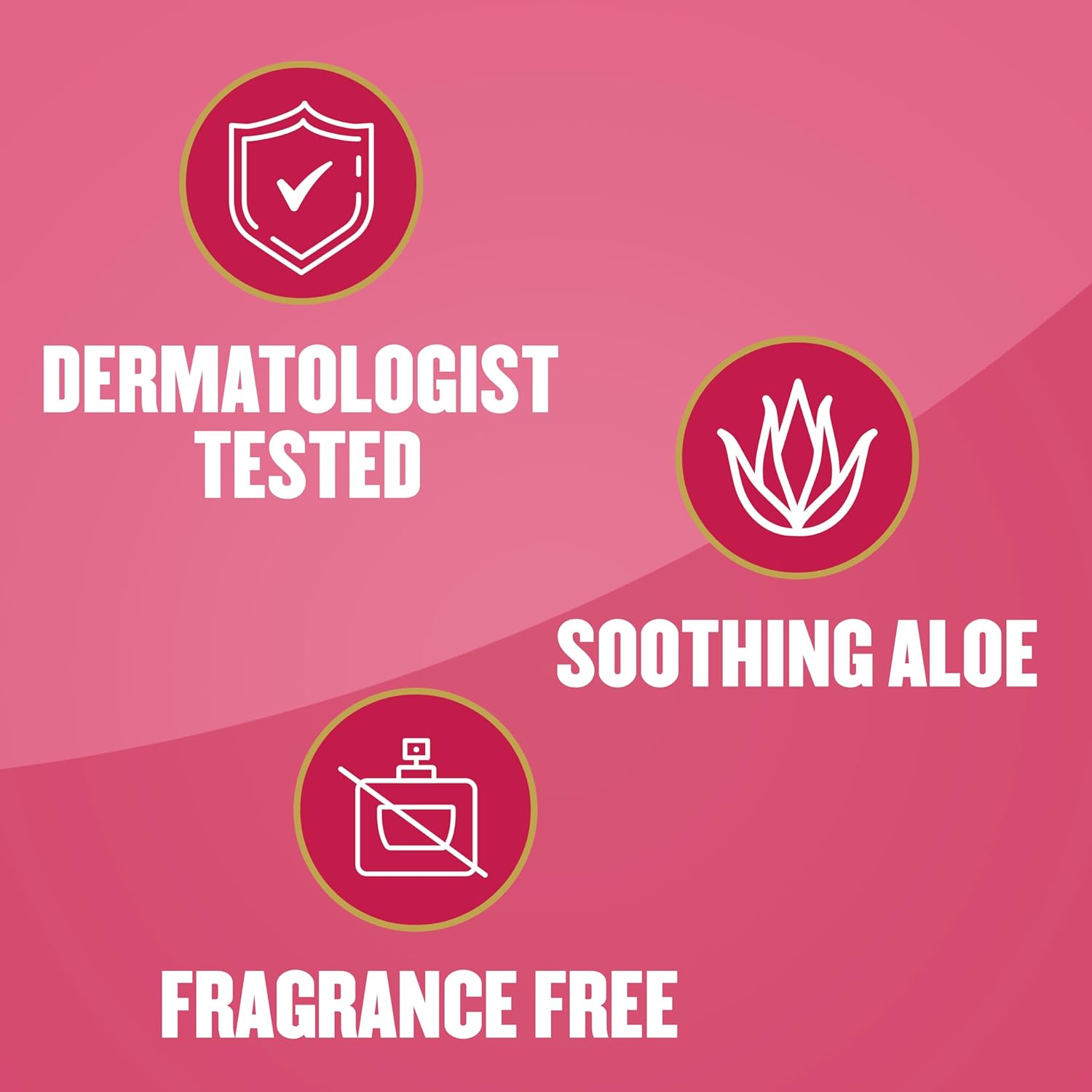fragrance-free, hypoallergenic, dermatologist-tested formulation