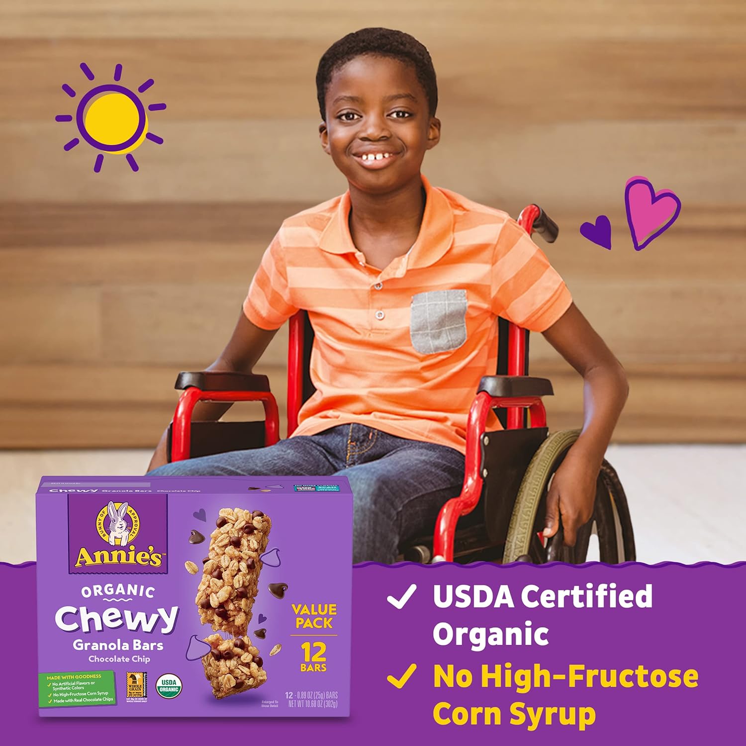 free from artificial flavors, synthetic colors, and high-fructose corn syrup