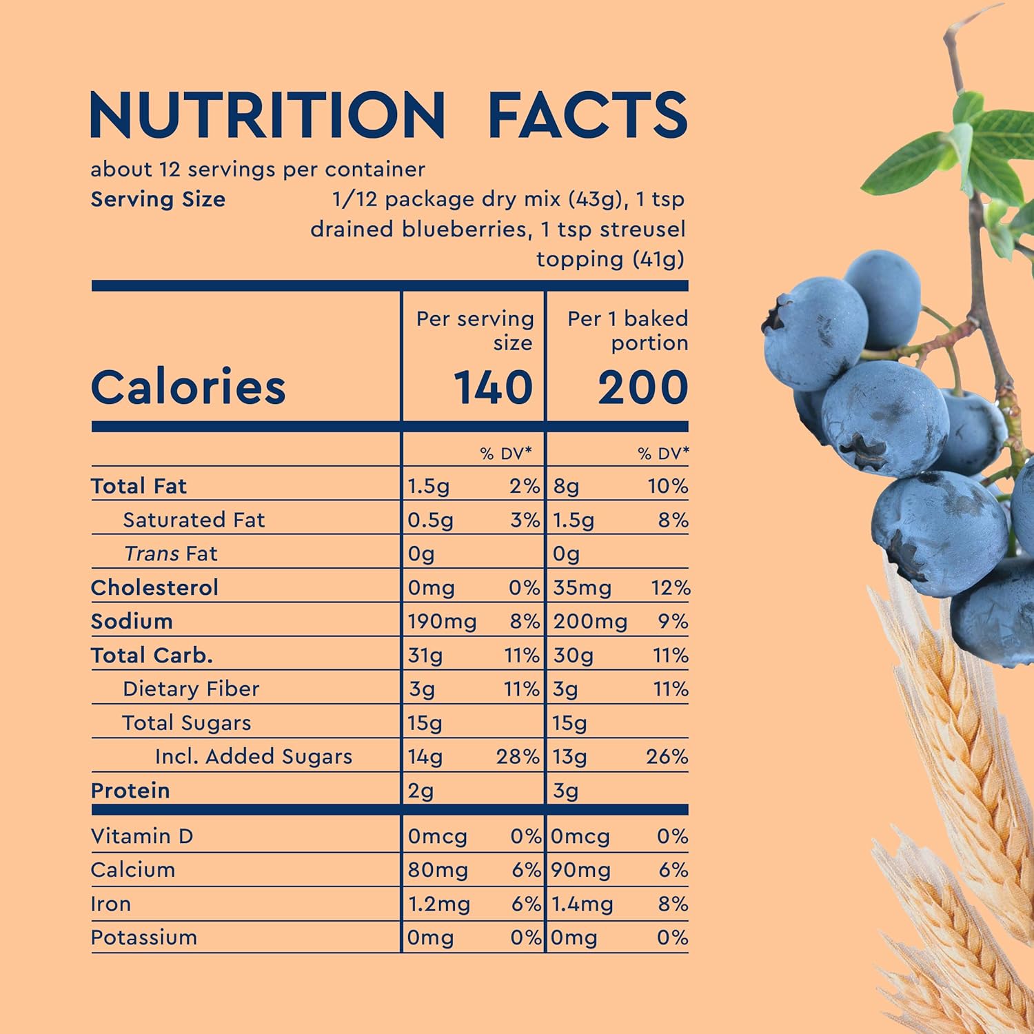 free from high fructose corn syrup, preservatives, and trans fat