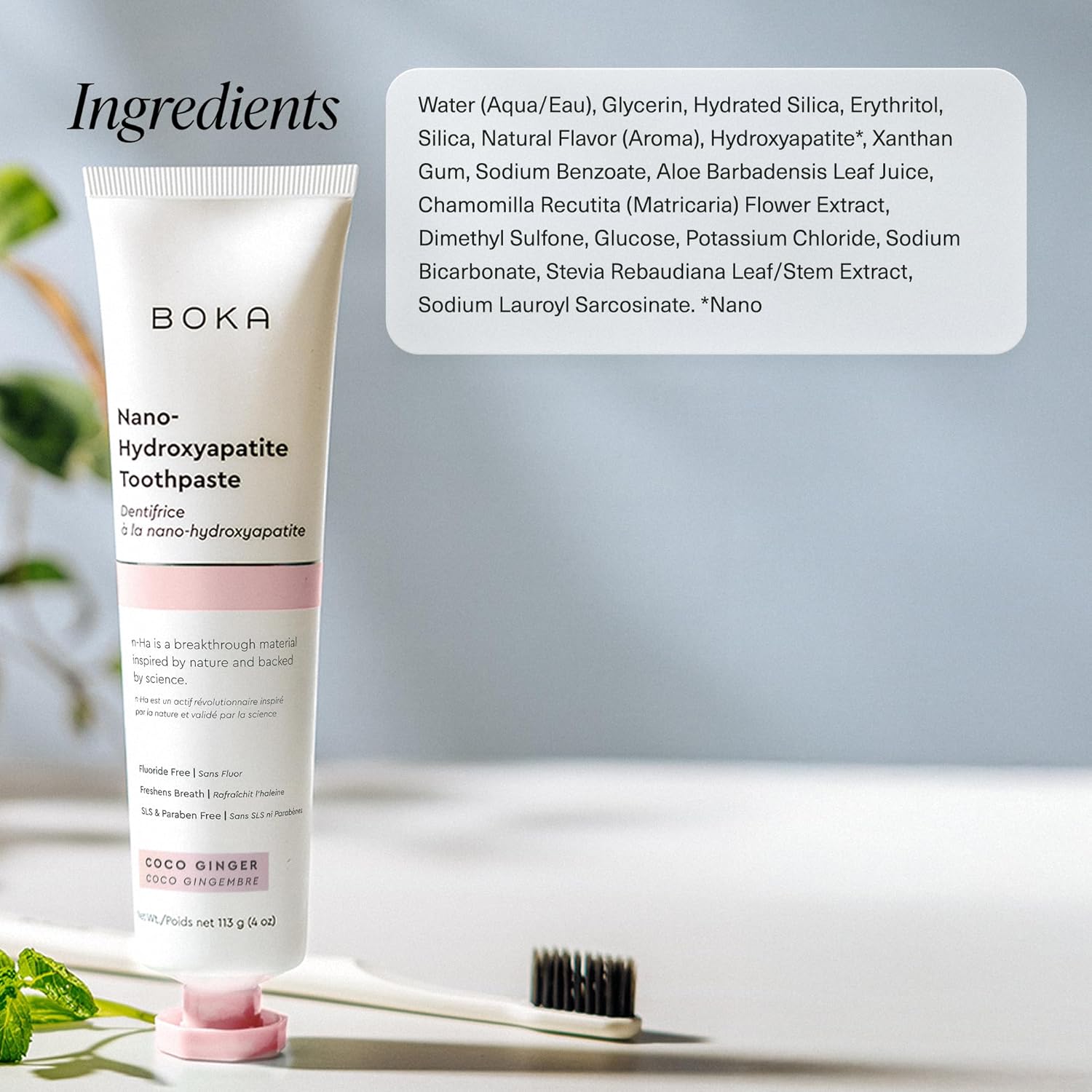 free from sulfates, parabens, and artificial colors in a 4 fl oz tube