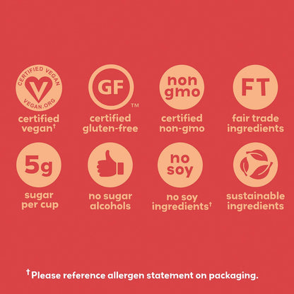 free of dairy, artificial flavors, preservatives, and fillers; made in small batches