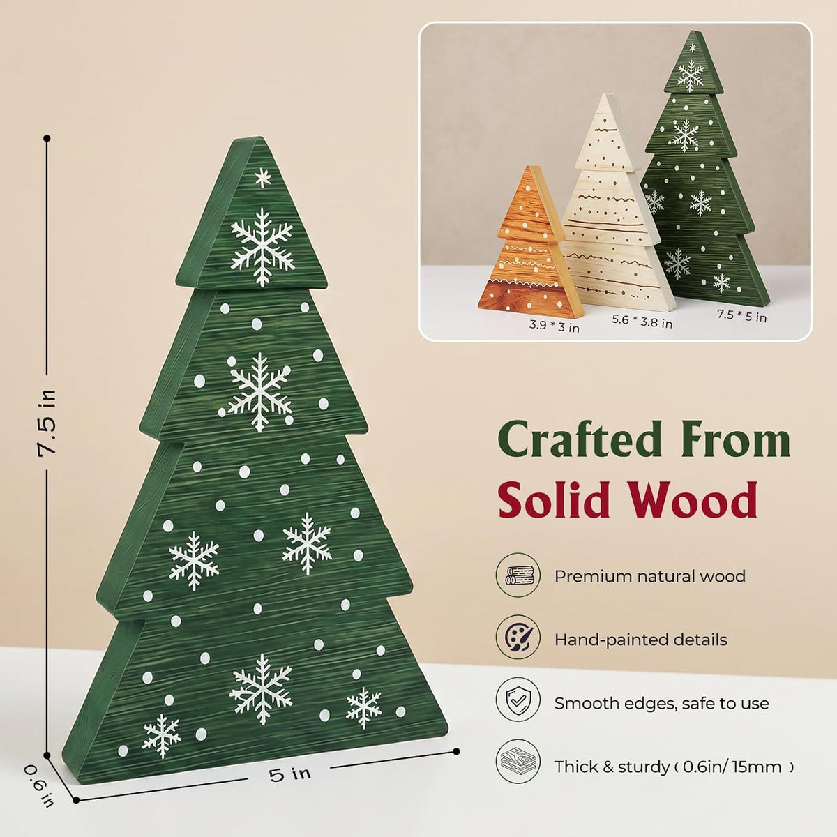 freestanding triangular design requiring no mounting hardware