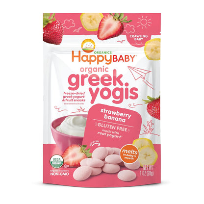 freeze-dried organic greek yogurt and real fruit drops that dissolve easily