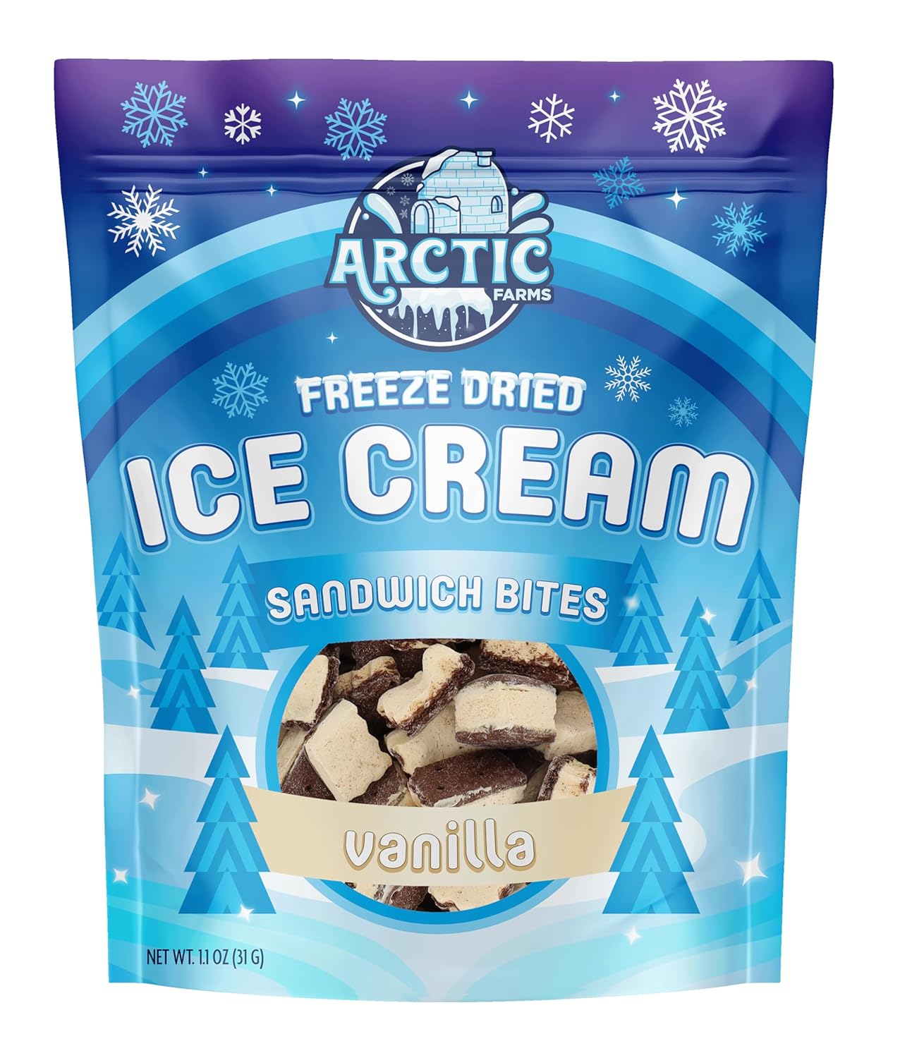 freeze-dried preparation that prevents melting at room temperature