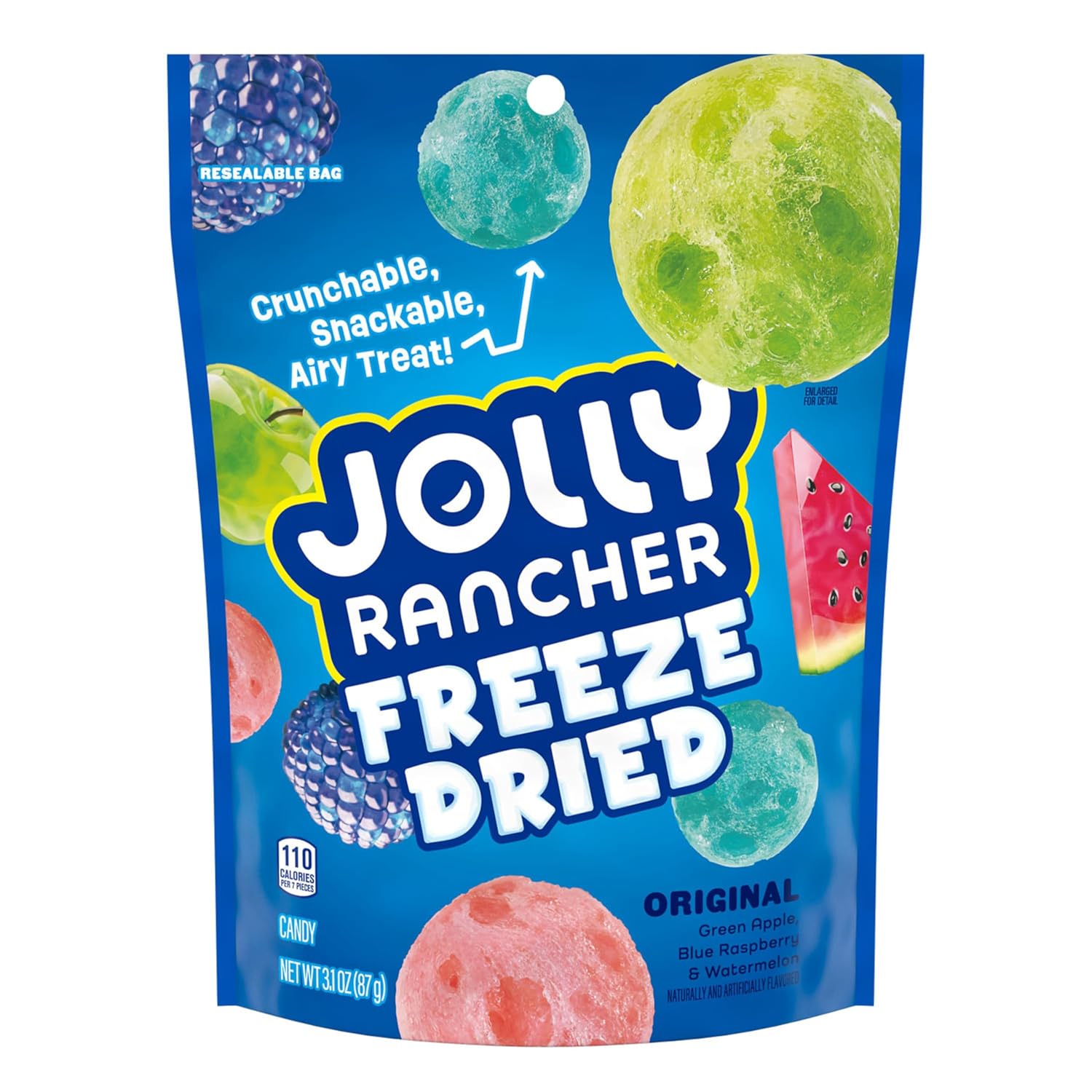 freeze-drying process creates crispy, airy, melt-in-your-mouth crunch