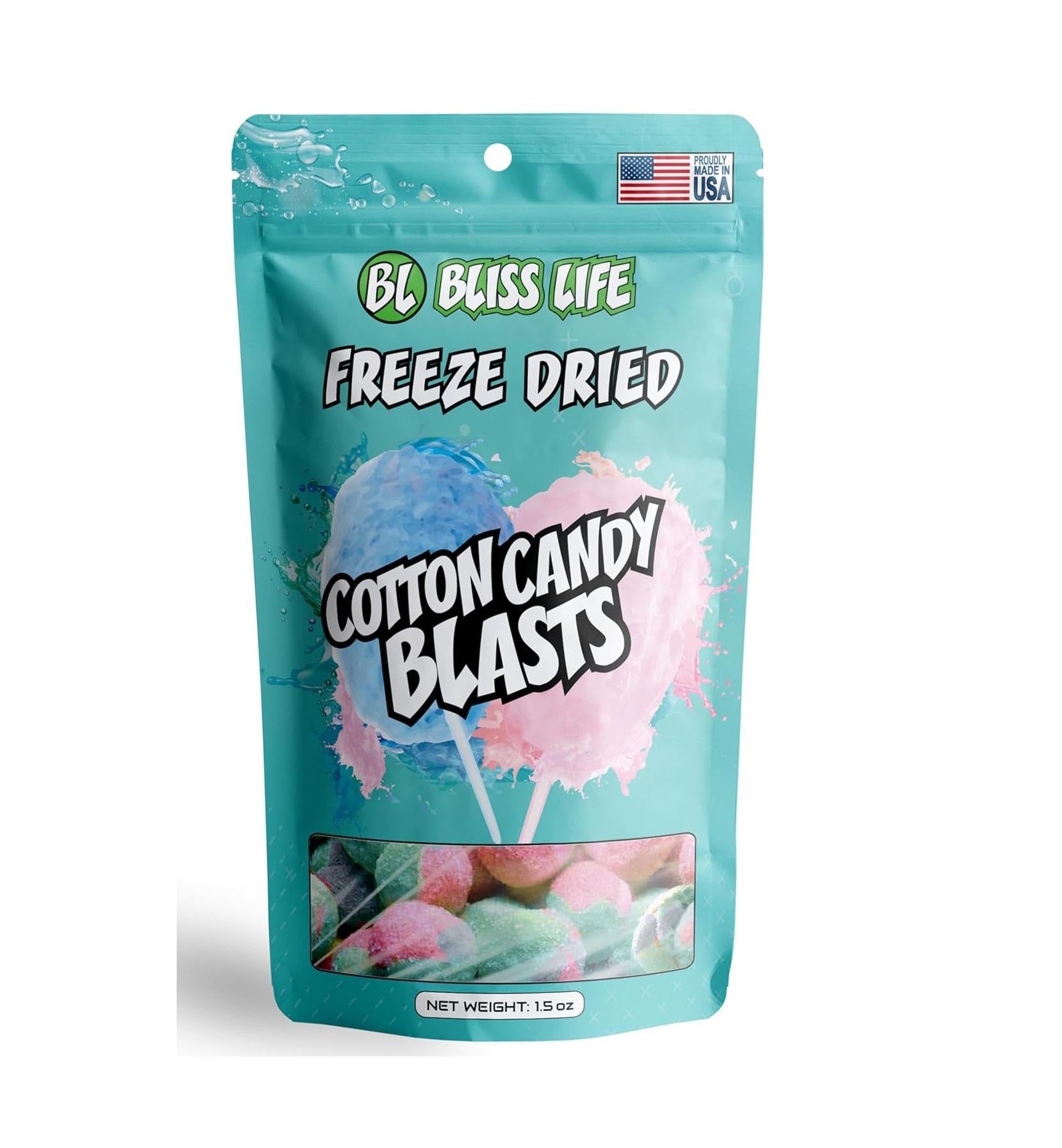 freeze-drying process that creates an airy, crunchy bite that melts like cotton candy on the tongue