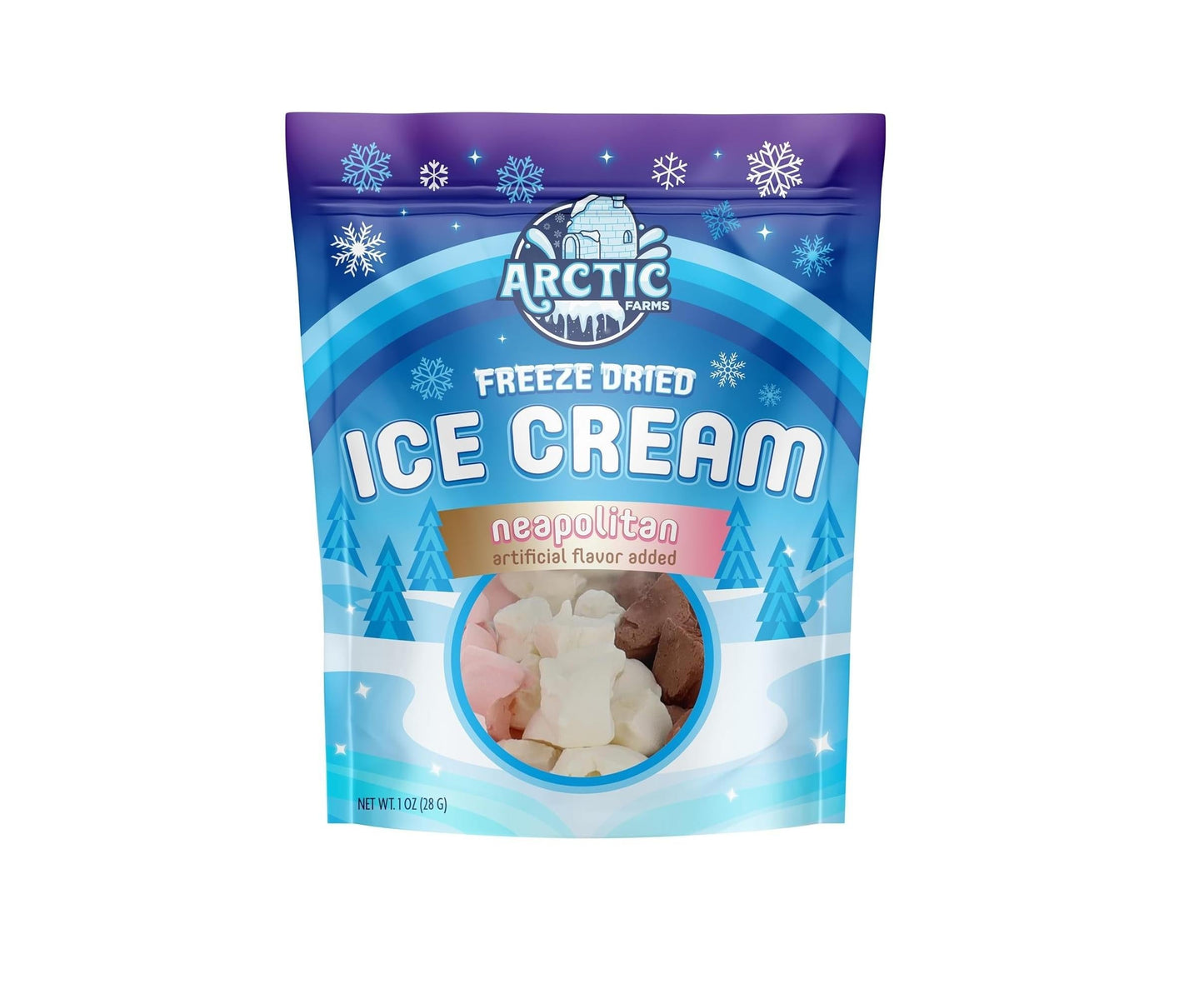 freeze-drying process that removes moisture so the product stays solid at room temperature