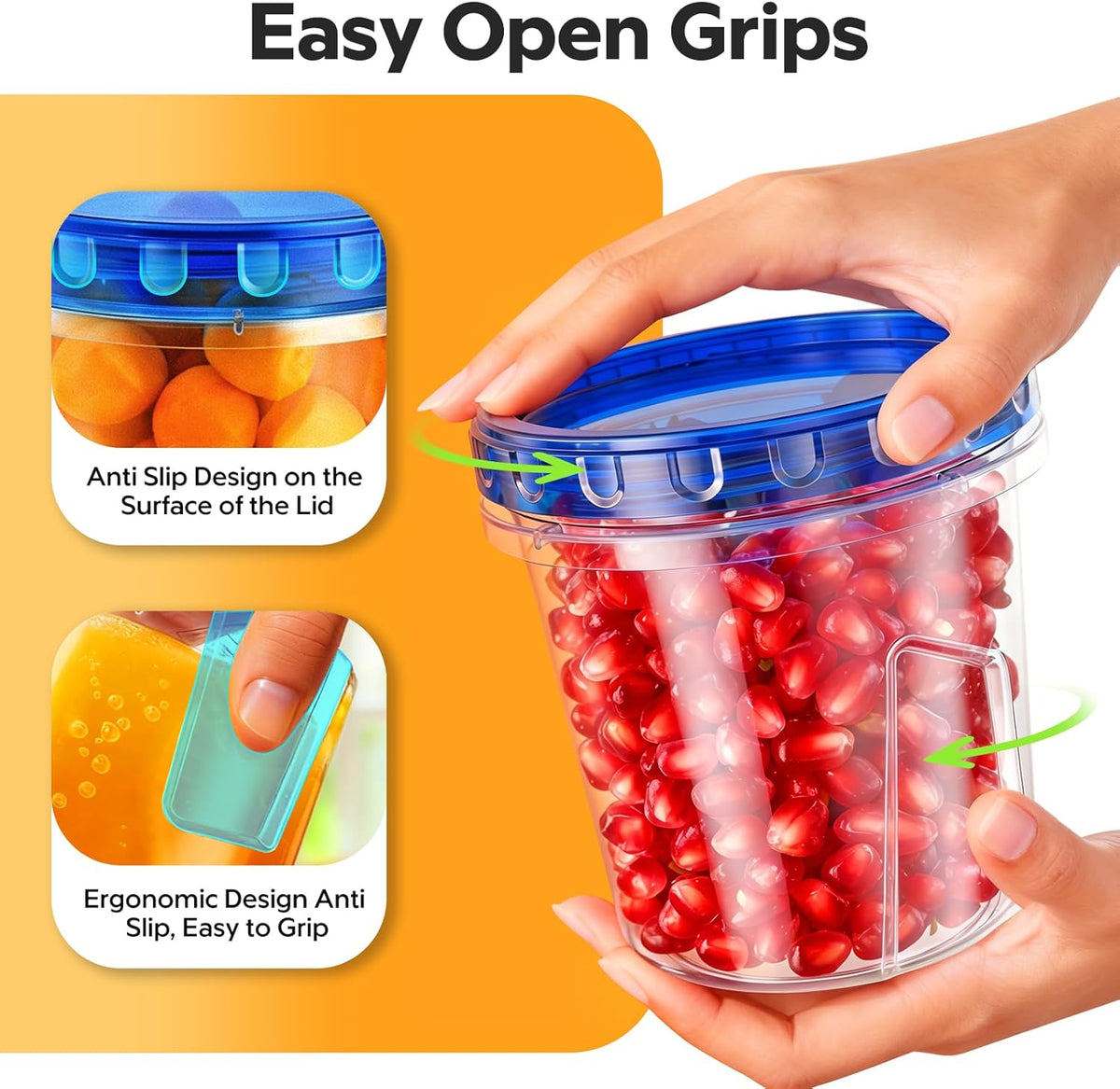freezer, microwave, and top-rack dishwasher safe for end-to-end use