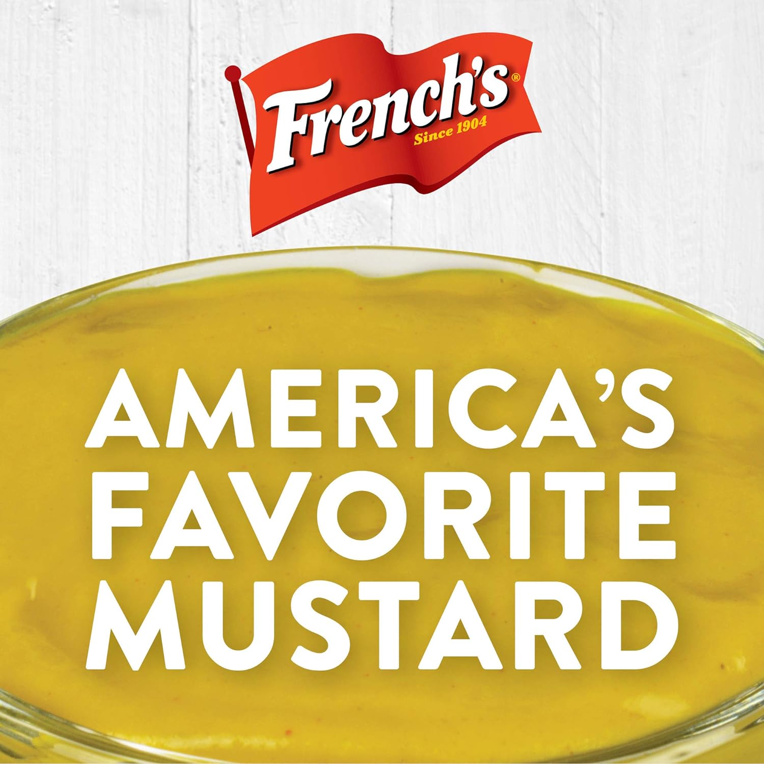 French's Classic Yellow Mustard, 30 oz Squeeze Bottle – Bulk Condiment for Commercial Kitchen Prep Line, Gluten-Free