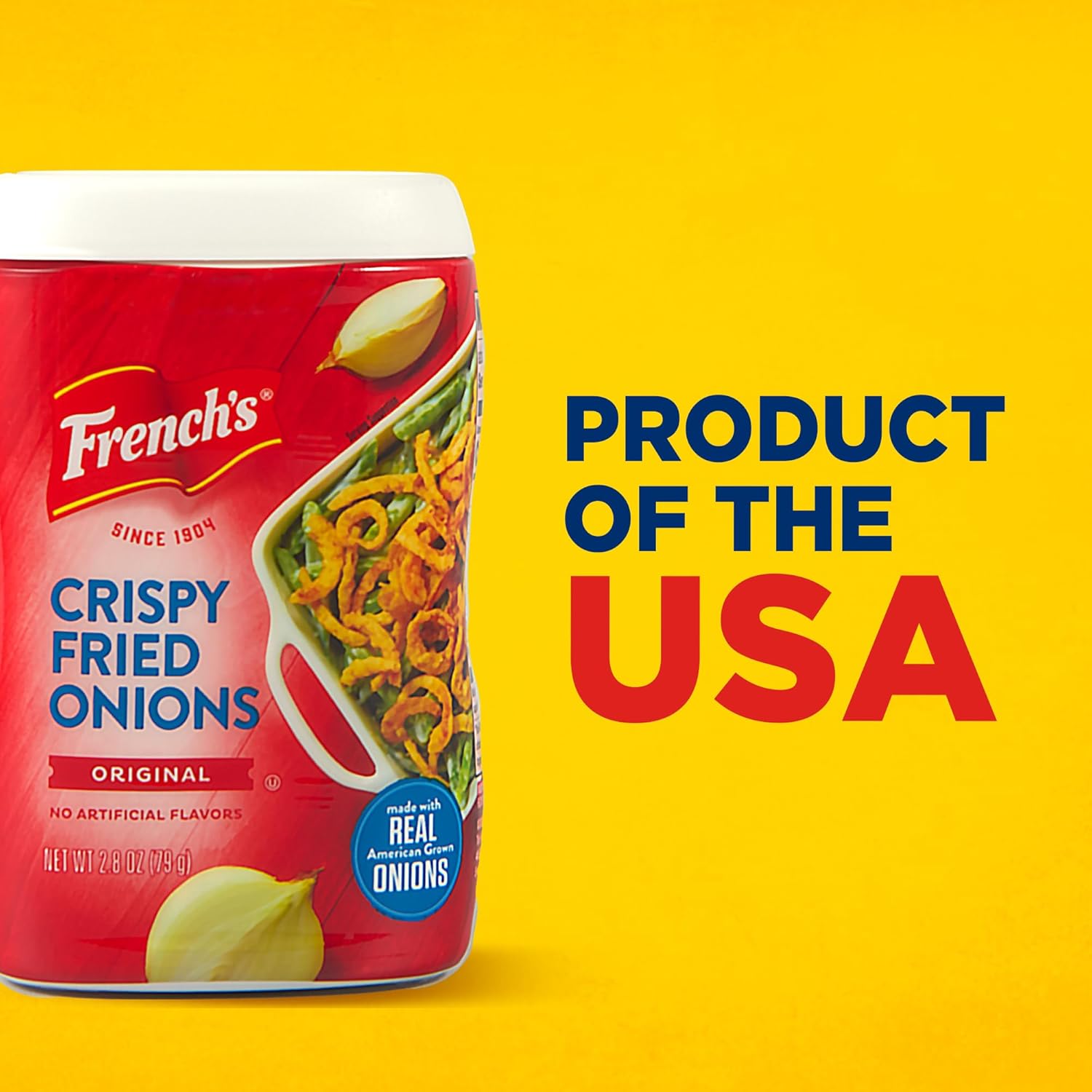 French's Crispy Fried Onions – Ready-to-Sprinkle Topping for Fast Casserole Assembly on Tight Deadlines