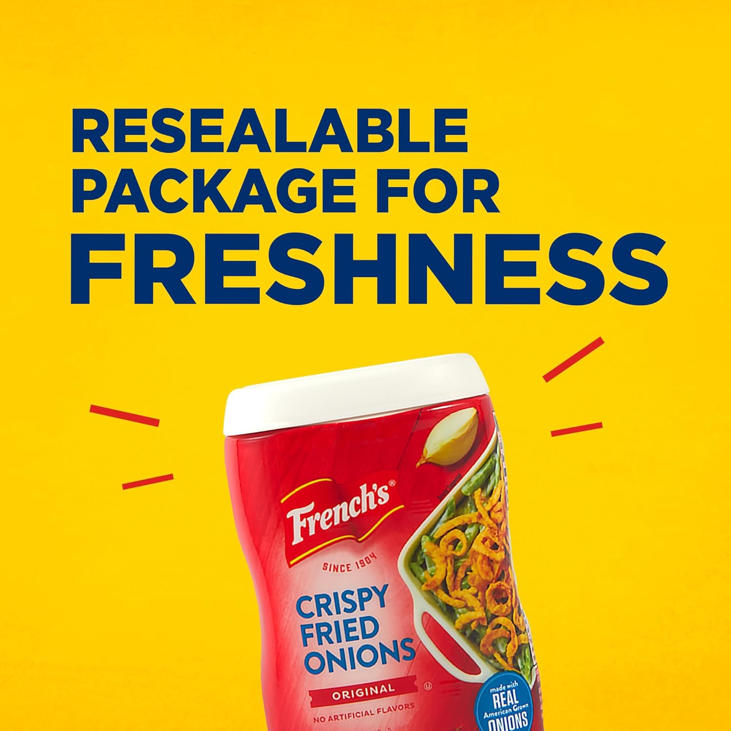 French's Crispy Fried Onions – Ready-to-Sprinkle Topping for Fast Casserole Assembly on Tight Deadlines