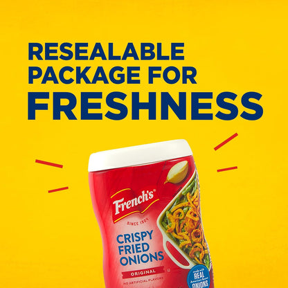 French's Crispy Fried Onions – Ready-to-Sprinkle Topping for Fast Casserole Assembly on Tight Deadlines