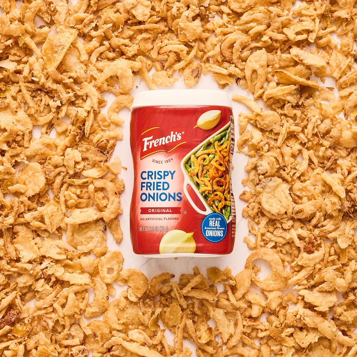 French's Crispy Fried Onions – Ready-to-Sprinkle Topping for Fast Casserole Assembly on Tight Deadlines