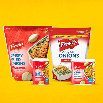 French's Crispy Fried Onions – Ready-to-Sprinkle Topping for Fast Casserole Assembly on Tight Deadlines