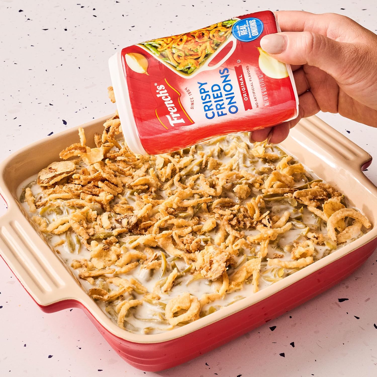 French's Crispy Fried Onions – Stocking Stuffer and Housewarming Gift for Food Lovers, 6 oz