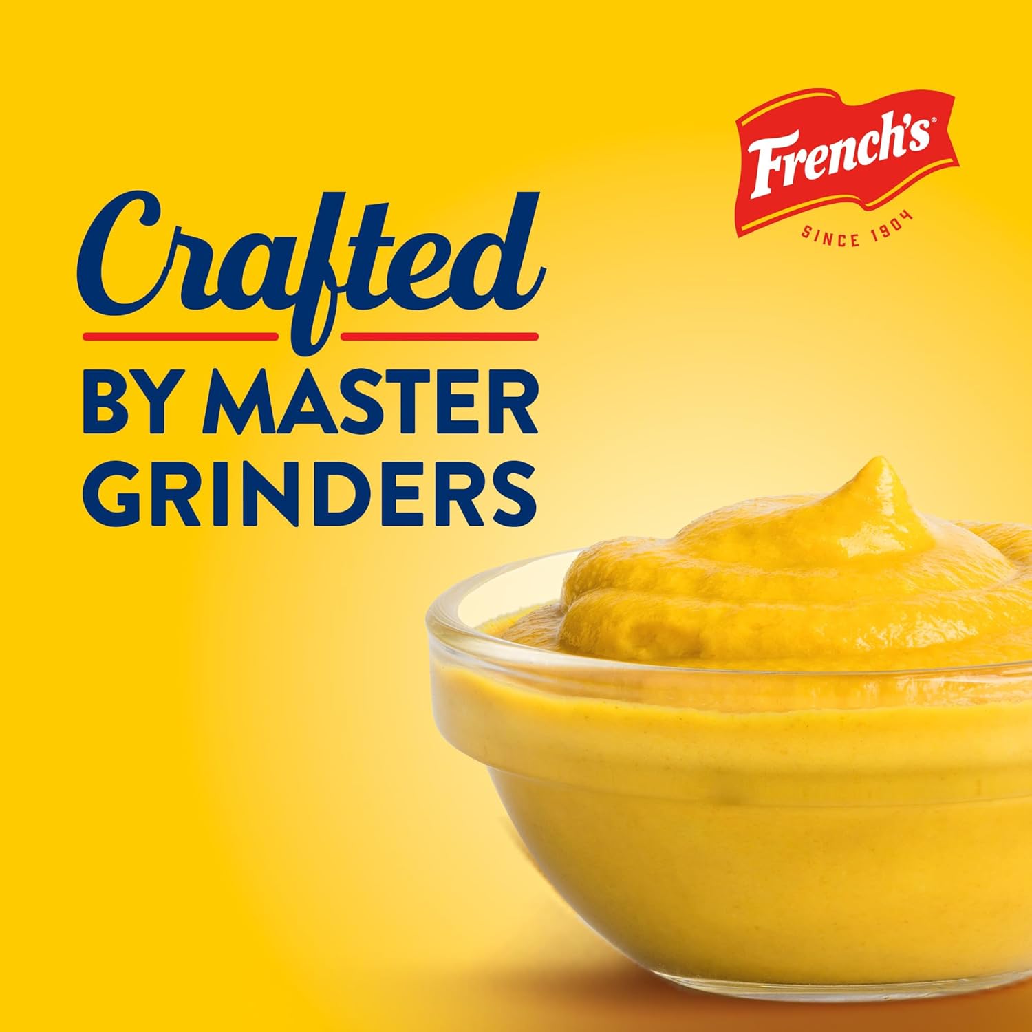 French's Easy-Squeeze Yellow Mustard – Toddler-Safe & Parent-Approved Condiment for Hot Dogs & Pretzels, 14 oz
