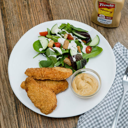 French's Honey Mustard, 12 oz – Kid-Friendly Lunchbox Condiment for Sandwiches, Wraps, and Snack Packs